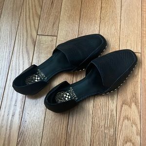 Black Vince Camuto Rendolen Studded Loafers